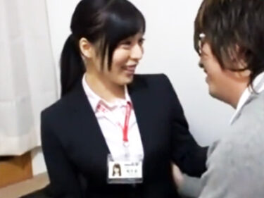 真面目なフリして意外に淫乱ドスケベな美人OLが精液搾り取り！