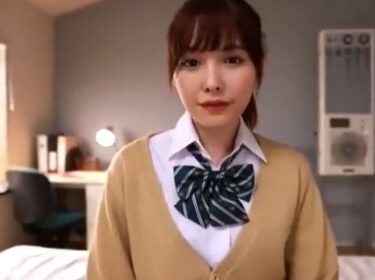 「すっごぃ男くさぃ…」アイドルレベルのJKが先生を誘惑して馬なりハメ！